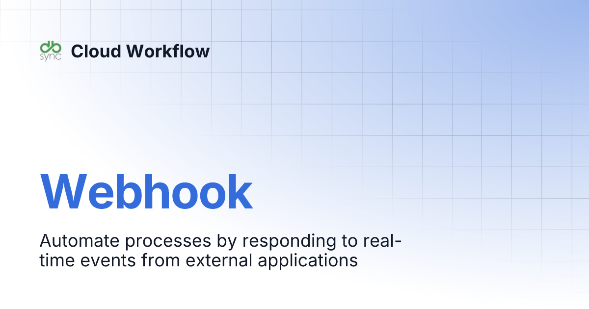 Webhook | Cloud Workflow